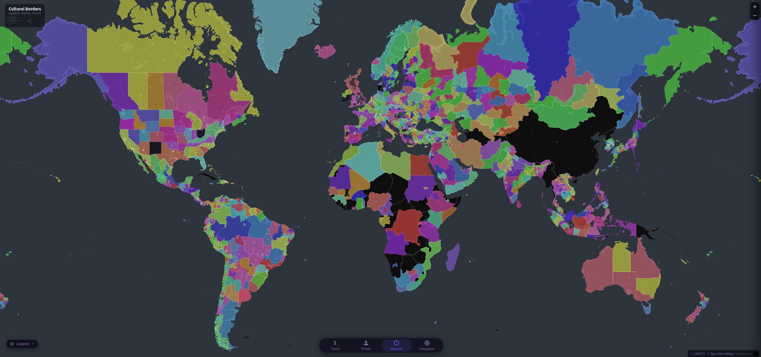Youtube Music Atlas — Mapa cultural musical